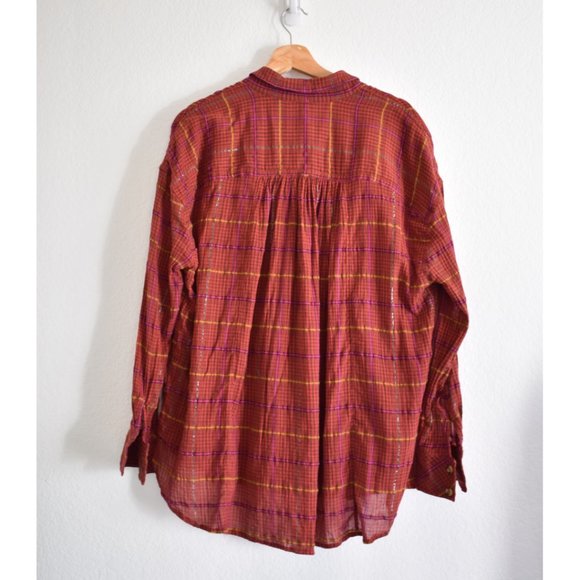 Free People Break My Stride Button Down Top - Picture 5 of 14